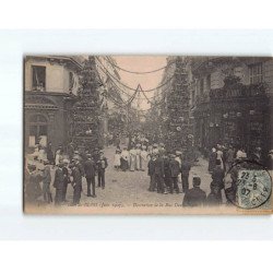 BLOIS : Les fêtes de 1907, Décoration de la rue Denis-Papin - très bon état