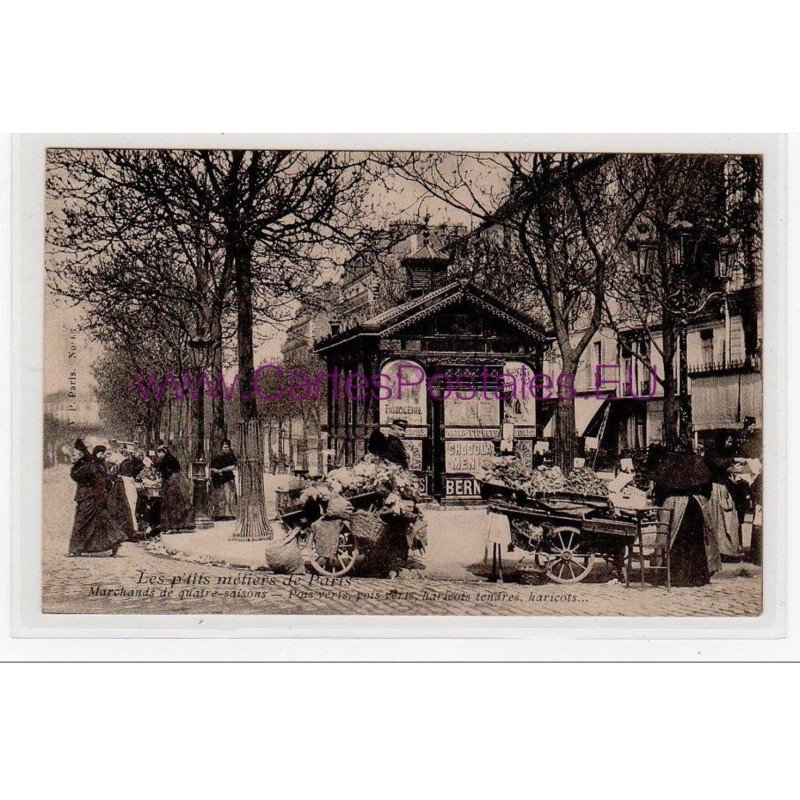 PARIS - Eugêne ATGET : les p'tits métiers de Paris - la marchande de quatre-saisons - très bon état