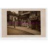 PARIS : carte photo de la pharmacie moderne et du cabaret du Rat Mort place Pigalle vers 1910 - très bon état