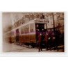 PARIS : carte photo d'un tramway sur le cours de Vincennes (ligne Porte de Versailles) - très bon état