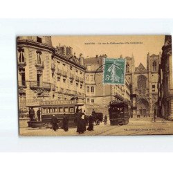 NANTES : La rue de Châteaudun et la Cathédrale - très bon état