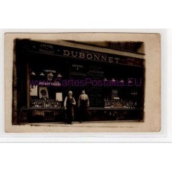 PARIS : carte photo du marchand de Vins DUBONNET au 199 rue de Vaugirard - très bon état
