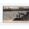 NANTES : Les glaces en Loire, on traverse le fleuve entre le quai Malakoff et l'usine Lefèvre-Utile - état