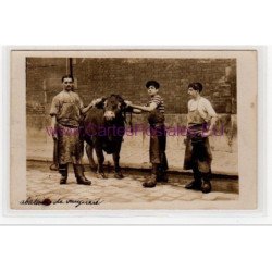 PARIS : carte photo des abattoirs de Vaugirard vers 1910 - très bon état