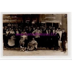 PARIS : carte photo de la parfumerie ALBERT - 12 rue Mademoiselle - très bon état