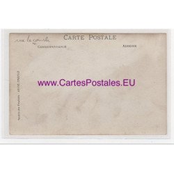 PARIS : carte photo du café restaurant MONNET (rue Lecourbe) - très bon état