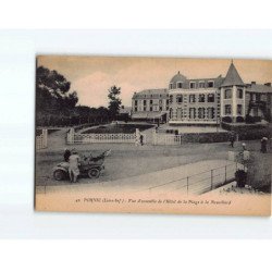 PORNIC : Vue d'ensemble de l'Hôtel de la Plage à la Noveillard - très bon état