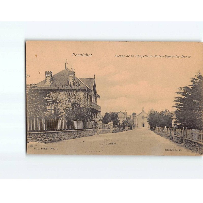PORNICHET : Avenue de la Chapelle de Notre-Dame des Dunes - état