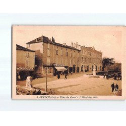 LUZECH : Place du Canal, l'Hôtel de Ville - très bon état