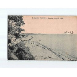SAINT JEAN LE THOMAS : La plage à marée haute - très bon état