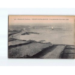 OMONVILLE LA ROGUE : Vue générale du Port et la Jetée - état