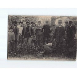 Chasse à la forêt de CERISY, après l'Hallali - état