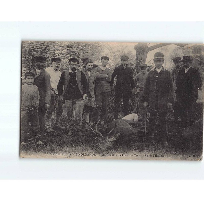 Chasse à la forêt de CERISY, après l'Hallali - état Chasse à la forêt de CERISY, après l'Hallali - état