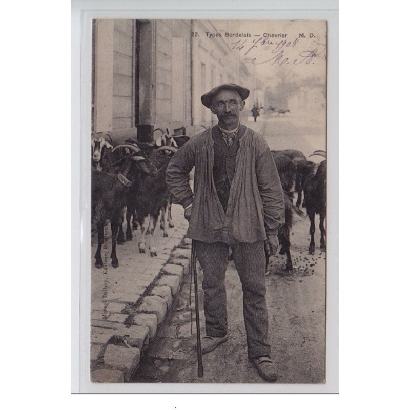 BORDEAUX : TYPES BORDELAIS - un chevrier - très bon état