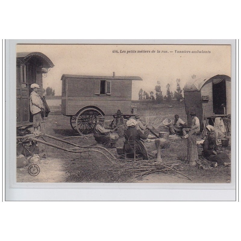 TOURS (série des métiers de Tours n°404) : les vanniers ambulants - très bon état TOURS (série des métiers de Tours n°404) : les vanniers ambulants - très bon état