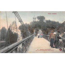 TOUT PARIS - Buttes Chaumont - Sur le Pont suspendu - F. Fleury - très bon état