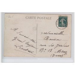 LA CURE : le départ de la diligence route de Saint Cergues - très bon état