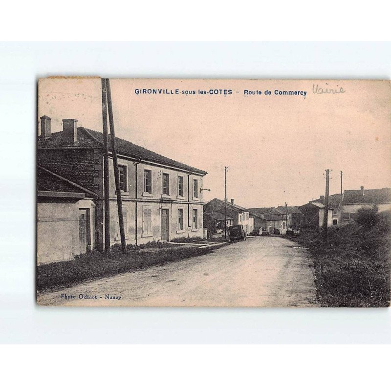 GIRONVILLE SOUS LES COTES : Route de Commercy - état GIRONVILLE SOUS LES COTES : Route de Commercy - état
