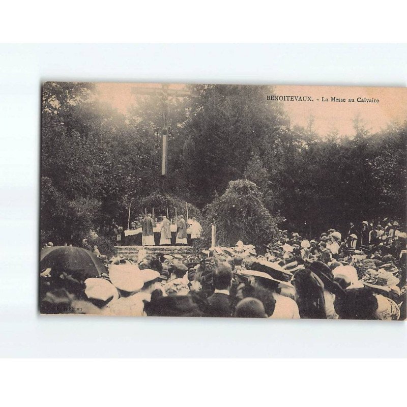 BENOITEVAUX : La Messe au Calvaire - très bon état BENOITEVAUX : La Messe au Calvaire - très bon état
