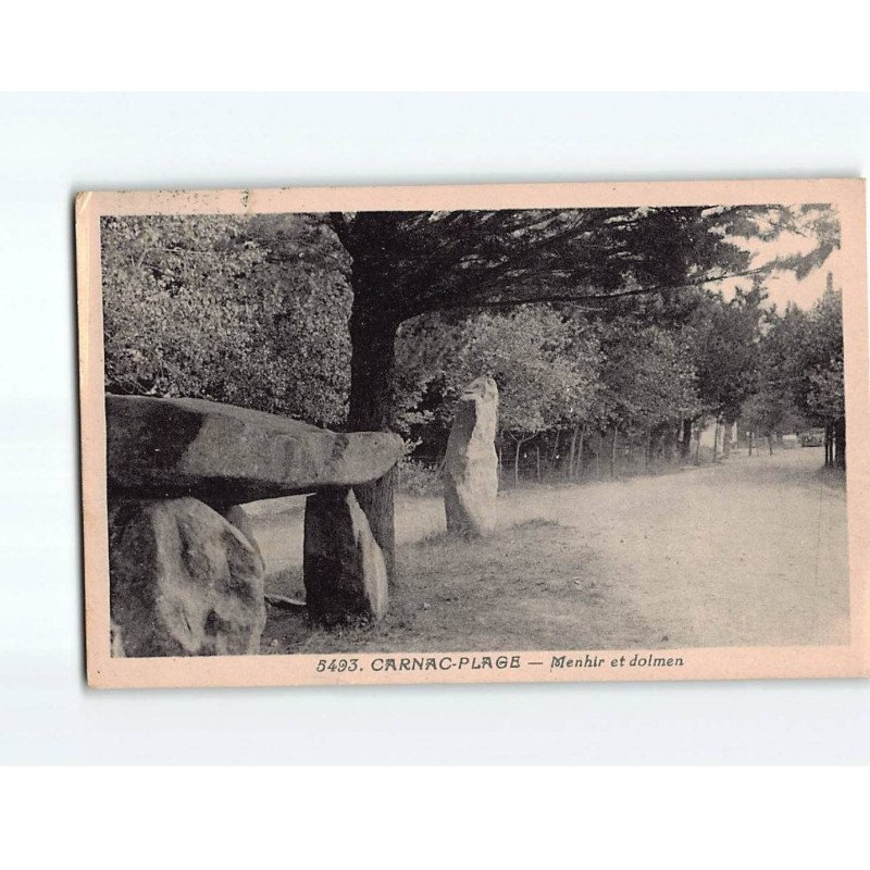 CARNAC : Menhir et Dolmen - très bon état