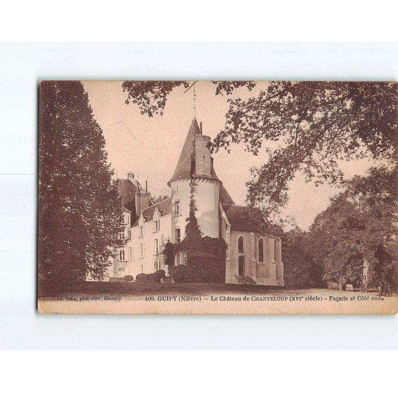 GUIPY : Le Château de Chanteloup - état
