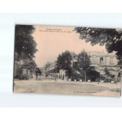 COSNE SUR LOIRE : Place de la Gare et rue du 14 Juillet - très bon état