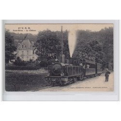 SAINT BERON : le train devant le chateau (Cie V.S.B.) - très bon état