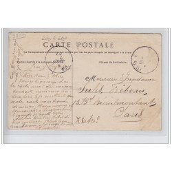 SENS : le train Renard lors des épreuves d'essai en 1907 - bon état  (un coin plié)