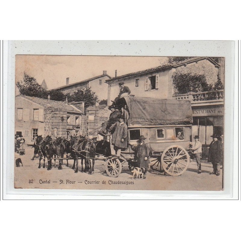 SAINT FLOUR - Courrier de CHAUDESAIGUES - très bon état