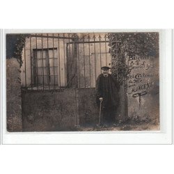 BAIGNEAU - CARTE PHOTO - Fête du centenaire de M. Pierre Monceau 8 janvier 1913 - très bon état