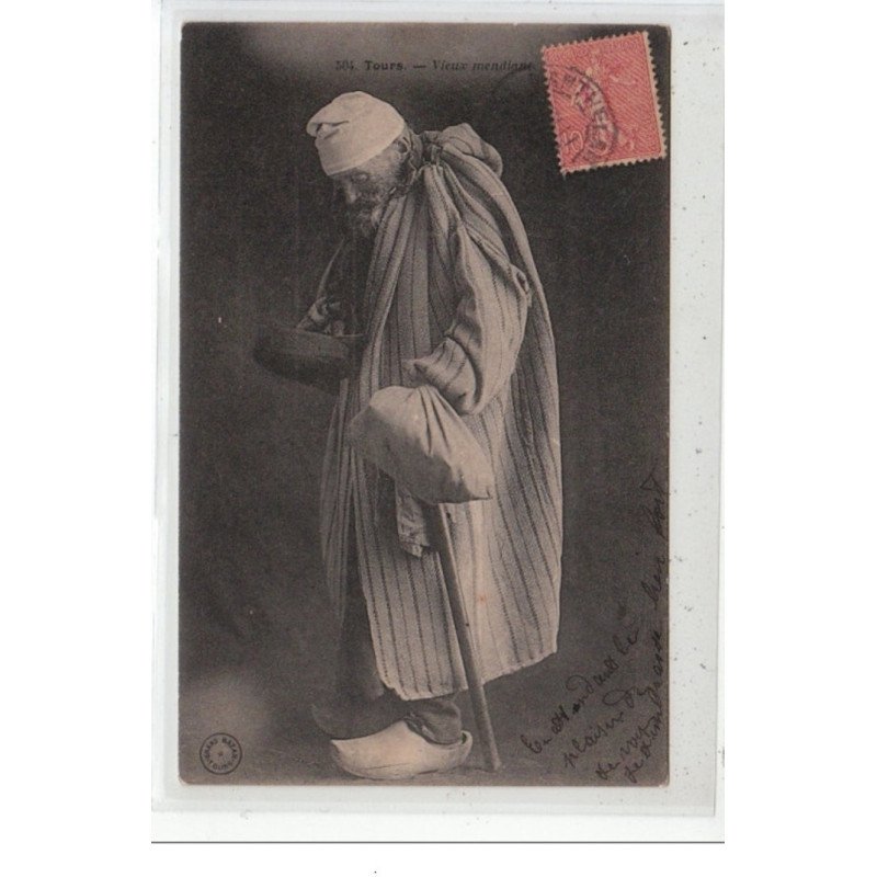TOURS - Vieux mendiant - très bon état