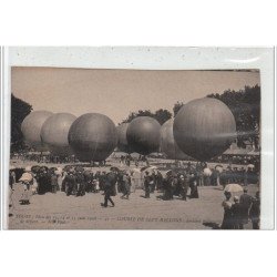TOURS - Fêtes de Juin 1908 Course de Sept Ballons: derniers préparatifs de départ - très bon état
