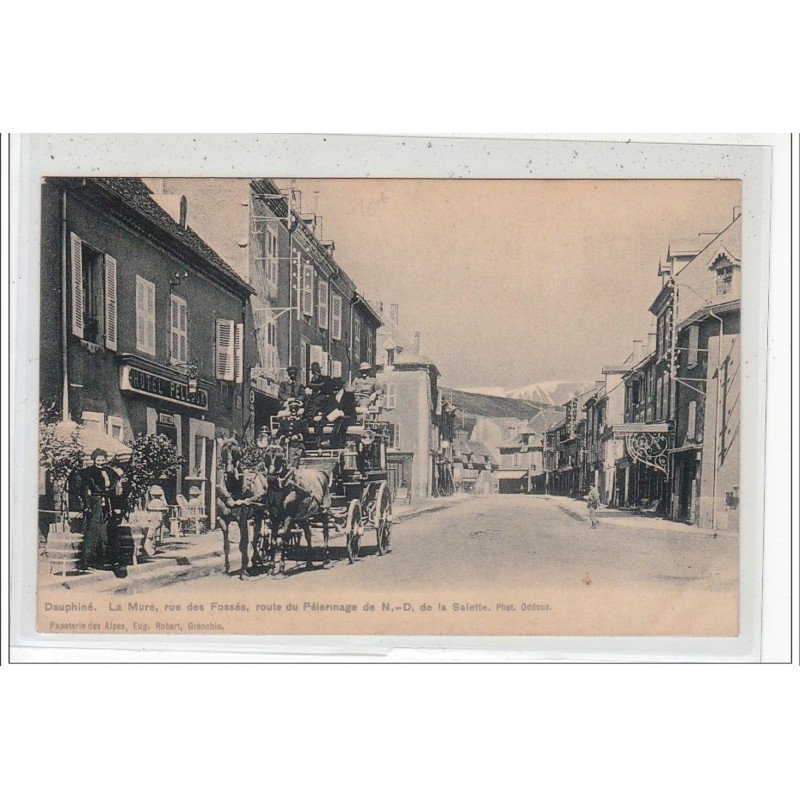 LA MURE - Rue des Fossés, route du pélerinage de N.D. de la Salette - très bon  état