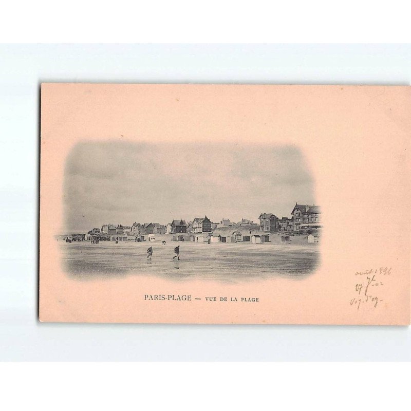 LE TOUQUET : Paris-Plage, Vue de la Plage - très bon état