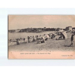 SAINT JEAN DE LUZ : Vue générale de la Plage - très bon état