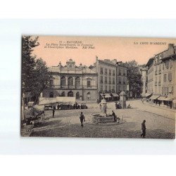 BAYONNE : La Place Saint-Esprit, la Fontaine et l'Inscription Maritime - très bon état