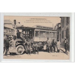 CAMP DE CHALONS - """"Auto-Transports"""" Ses autobus sur la Ligne Mourmelon-Gare - très bon état