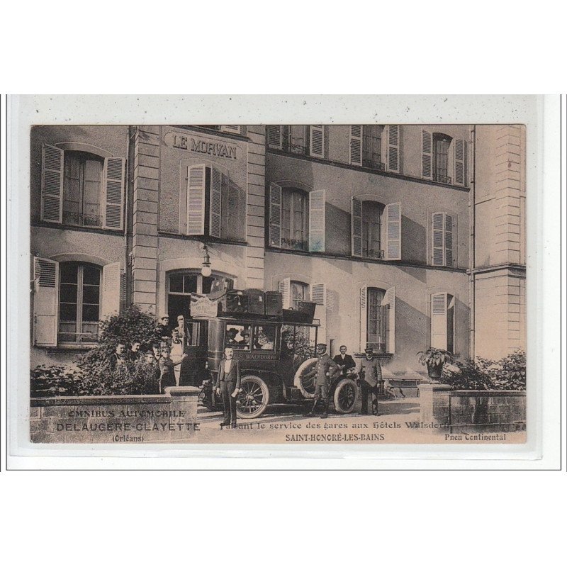 SAINT HONORE LES BAINS - Omnibus Delaugère-Clayette faisant le service des gares aux Hôtels Walsdorff - très bon état