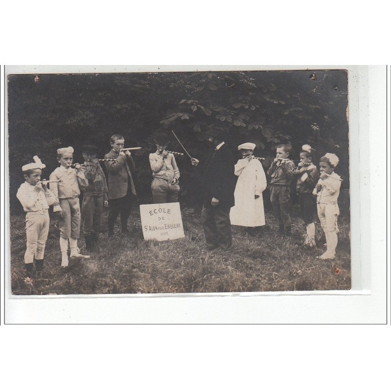 SAINT AUBIN SOUS ERQUERY - CARTE PHOTO - Photo de classe - état