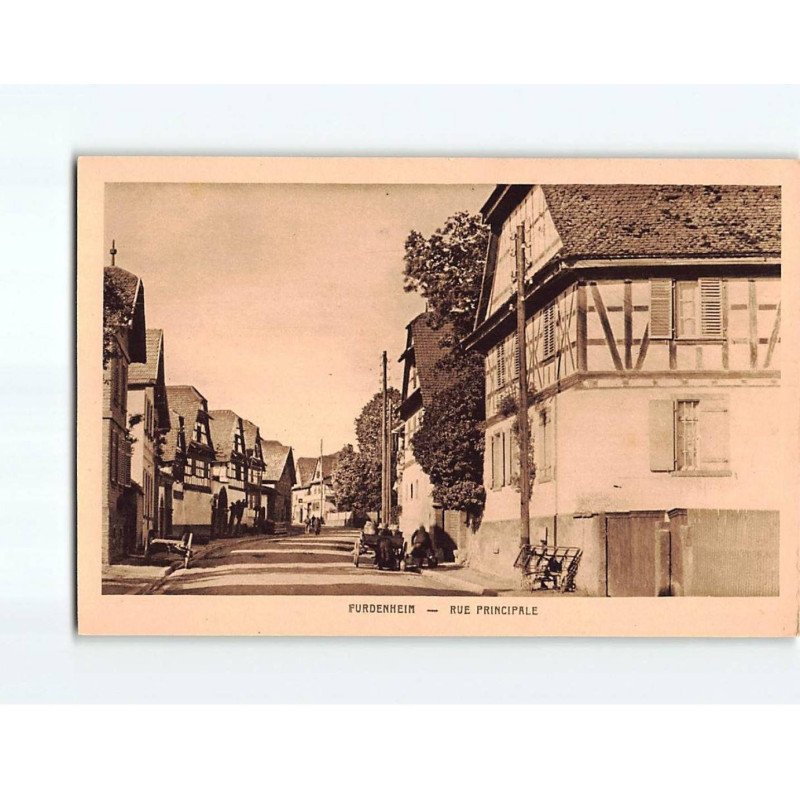 FURDENHEIM : Rue principale - très bon état FURDENHEIM : Rue principale - très bon état