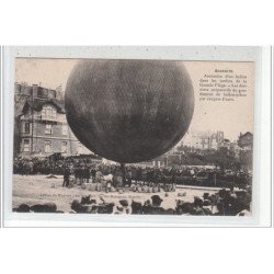 BIARRITZ - Ascension d'un ballon dans les jardins de la Grande Plage: les derniers préparatifs - très bon état