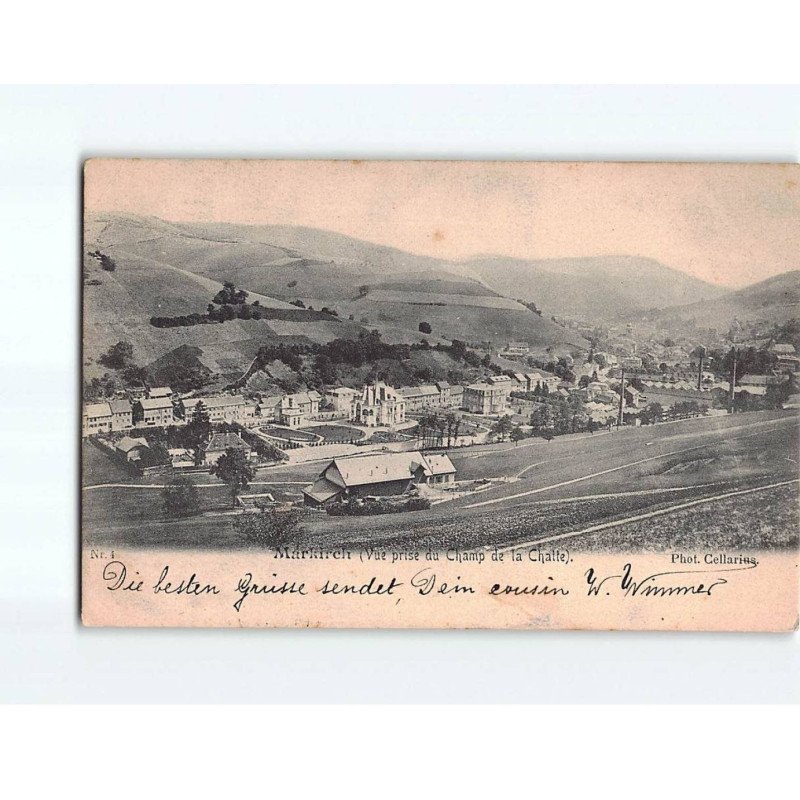 MARKIRCH : Vue prise du Champ de la Chatte - état MARKIRCH : Vue prise du Champ de la Chatte - état