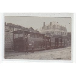 BIARRITZ - CARTE PHOTO - TRAIN - très bon état