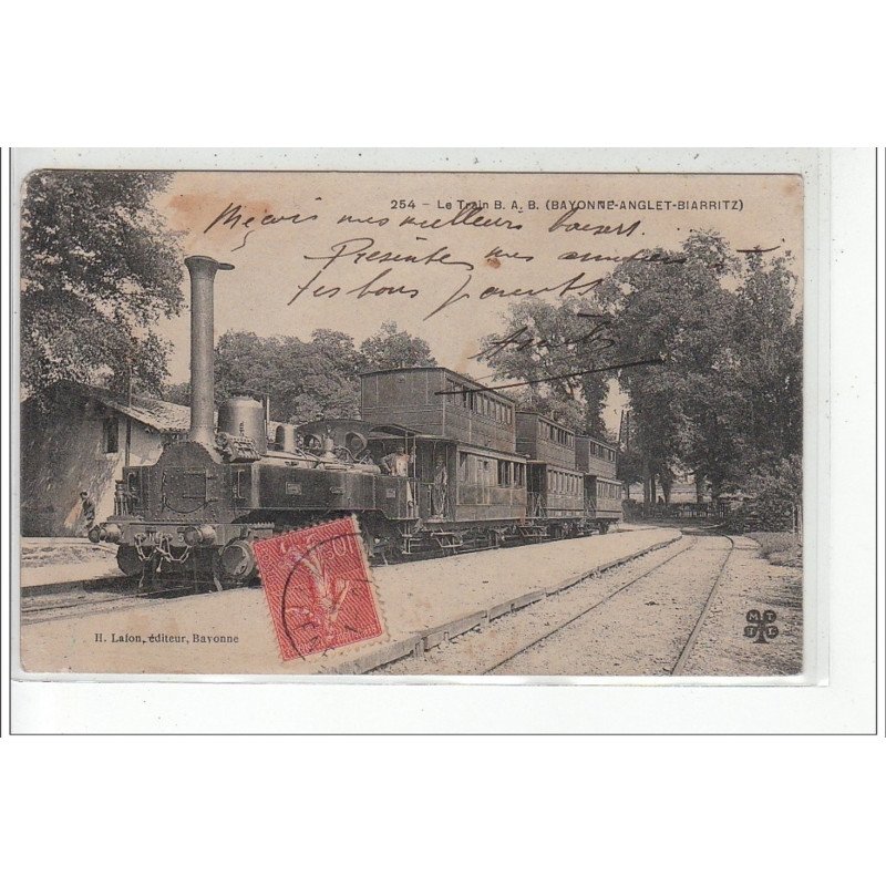 PAYS BASQUE - Le train B.A.B. (Bayonne-Anglet-Biarritz) - état