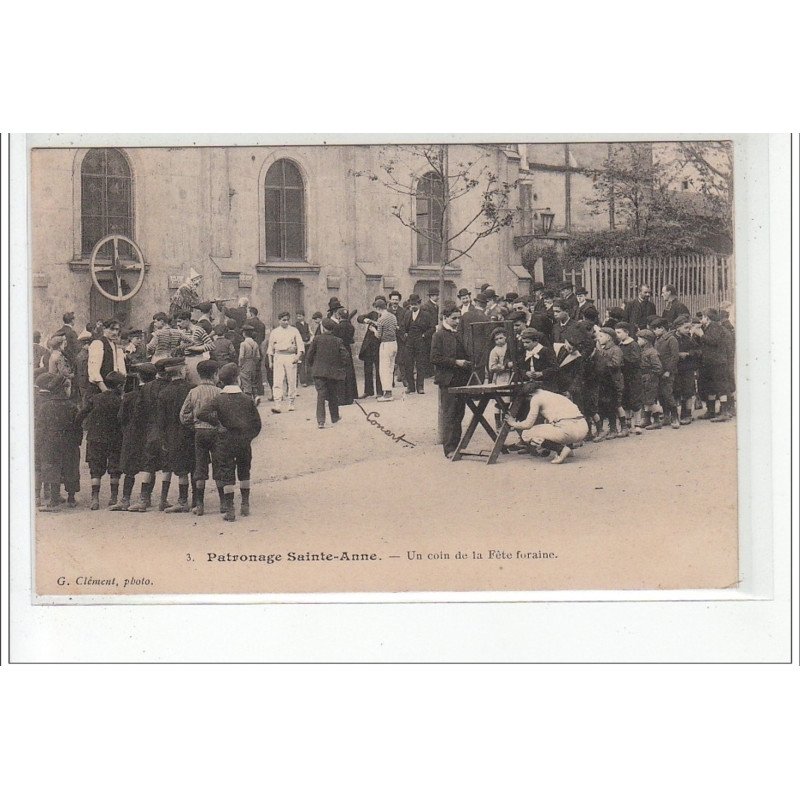 PATRONNAGE SAINT ANNE - Un coin de la Fête Foraine - JEUX - très bon état