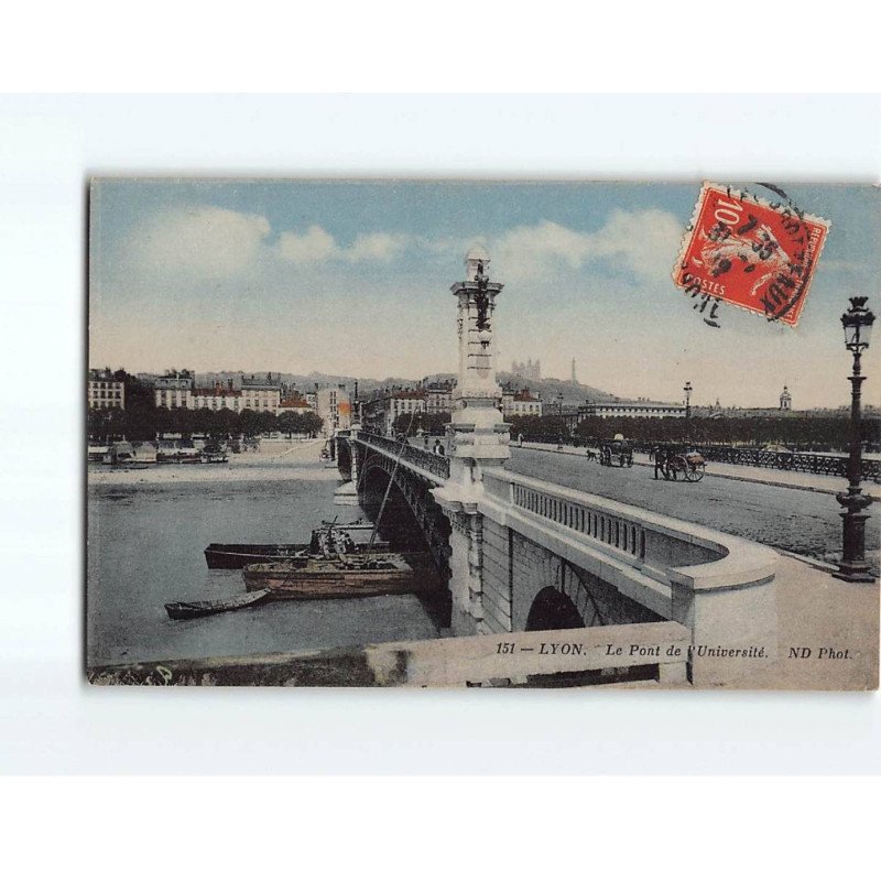 LYON : Le pont de l'Université - état
