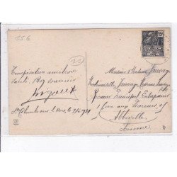 SAINTE-COLOMBE-sur-L'HERS: la rue principale - très bon état