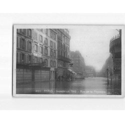 PARIS : Inondations 1910, Rue de la Pépinière - état