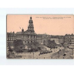 PARIS : L'Eglise et la Place de la Trinité - état