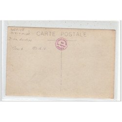 Environs de ROUEN - CARTE PHOTO - Défilé Militaire - très bon état